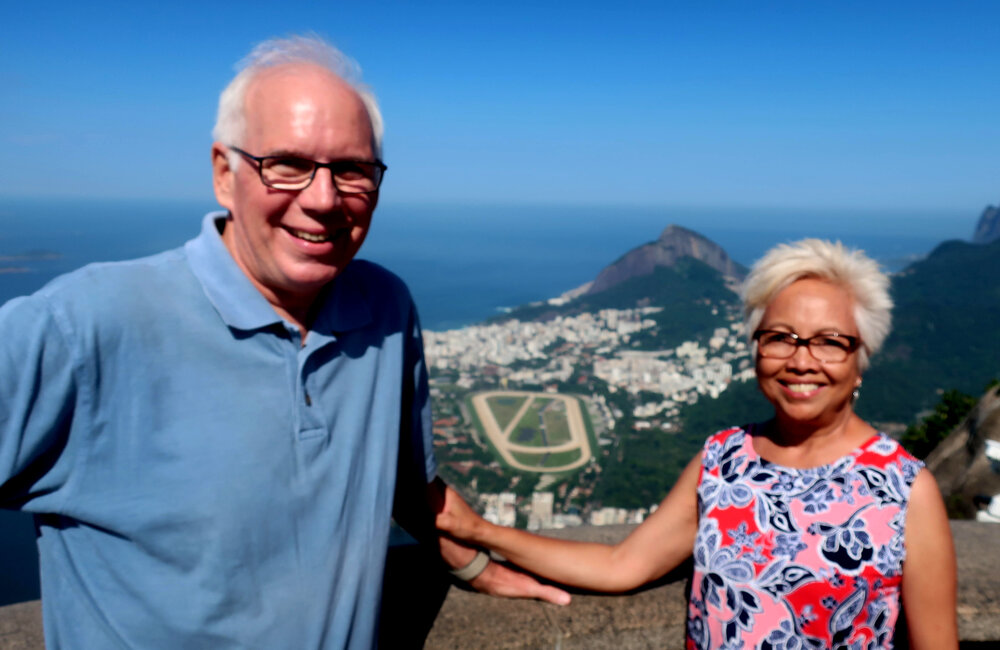 Tim and Leda Christy, during a recent trip to Brazil. Photo courtesy Tim Christy